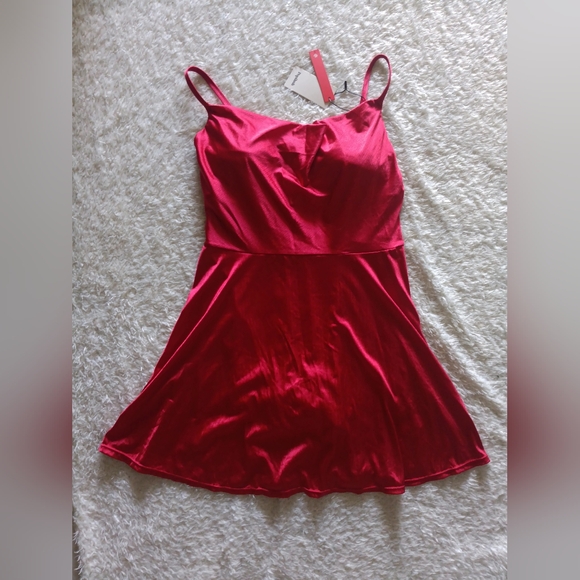 POPILUSH women's dress, flared mini dress with corset, ideal for parties, dates - Picture 15 of 16